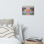 Metal prints Kaleidoscope Palette colors