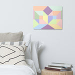 Metal prints Kaleidoscope Palette colors