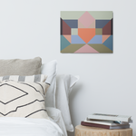 Metal prints Kaleidoscope Palette colors