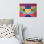 Metal prints Kaleidoscope Palette colors