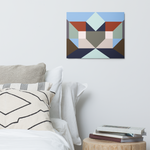 Metal prints Kaleidoscope Palette colors