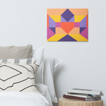 Metal prints Kaleidoscope Palette colors