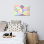 Metal prints Kaleidoscope Palette colors