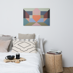 Metal prints Kaleidoscope Palette colors