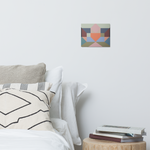 Metal prints Kaleidoscope Palette colors