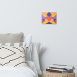 Metal prints Kaleidoscope Palette colors