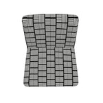 VH Two Panels Gray w/ Black Occasional Chair