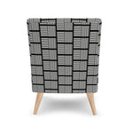 VH Two Panels Gray w/ Black Occasional Chair