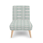 VH Two Panels Greens & Tan Occasional Chair