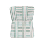 VH Two Panels Greens & Tan Occasional Chair