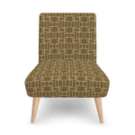 Geometric Pattern Occasional Chair