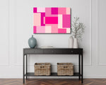Stacked Boxes Pinks