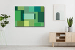 Stacked Boxes Greens