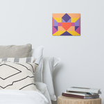 Metal prints Kaleidoscope Palette colors