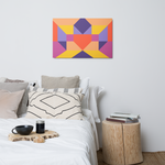 Metal prints Kaleidoscope Palette colors