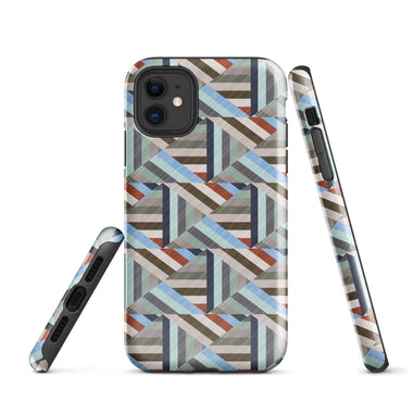 Tough Case for iPhone® Tiled Folded palette 003