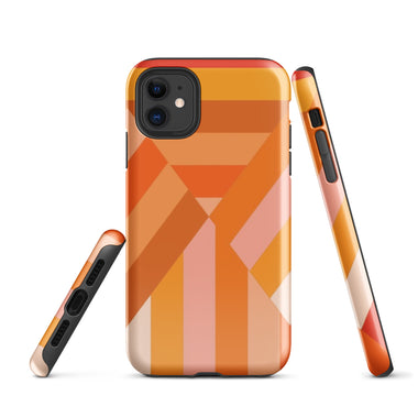 Tough Case for iPhone® Folded Oranges