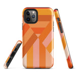 Tough Case for iPhone® Folded Oranges