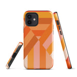 Tough Case for iPhone® Folded Oranges