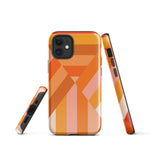 Tough Case for iPhone® Folded Oranges