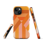 Tough Case for iPhone® Folded Oranges