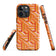 Tough Case for iPhone® Tiled Folded Oranges