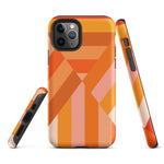 Tough Case for iPhone® Folded Oranges