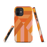 Tough Case for iPhone® Folded Oranges