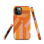 Tough Case for iPhone® Folded Oranges