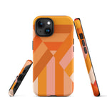 Tough Case for iPhone® Folded Oranges